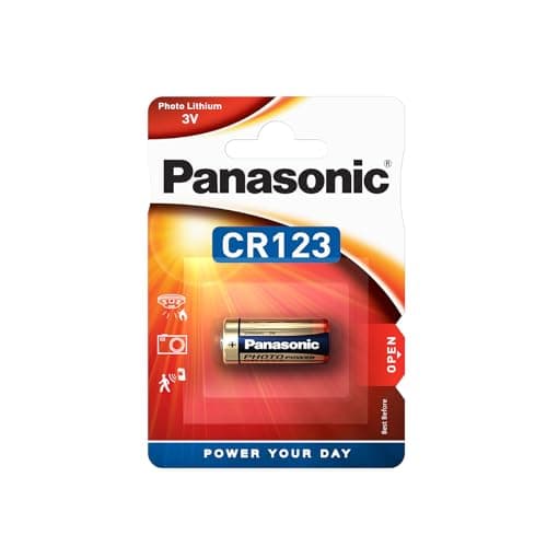 Image of Panasonic Battery CR123, 1 piece blister pack