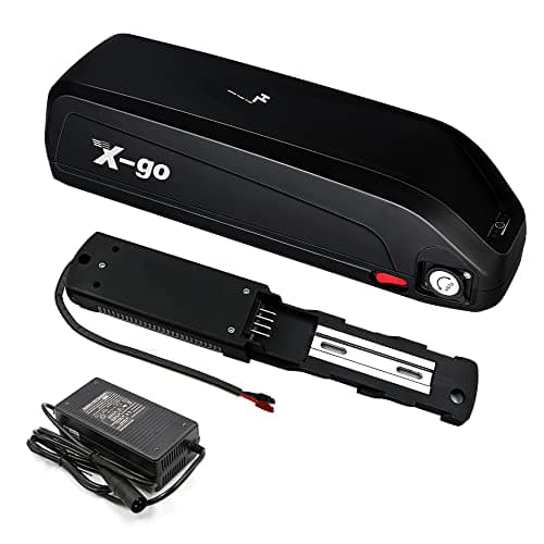 Image of (UK Warehouse) 48V 13Ah Ebike Power Pack – Lithium Ion with 4 Pin Mount, USB Port, Charger and Safe Lock – High Capacity Battery Replacement for 250W to 1000W Motors – Stable Long Range Performance