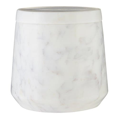Image of Premier Housewares Marble Cotton Jar, Off White