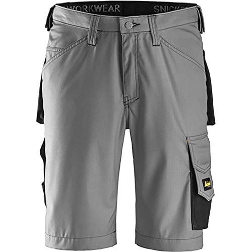 Image of Snickers 31231804050 Size 50 Craftsmen Shorts - Grey/Black