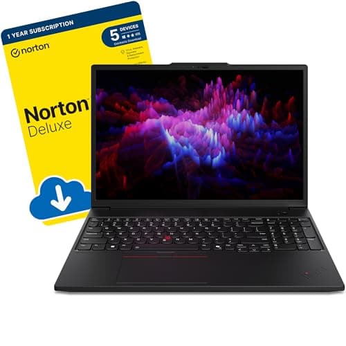 Image of ThinkPad P16s G3 16-inch AI-Ready Laptop (Intel Core Ultra 7 155H, 16 GB DDR5 RAM, 1 TB SSD, NVIDIA RTX 500 Ada 4 GB GDDR6, Backlit Keyboard, Windows 11 Pro) incl Free Norton 360 Antivirus