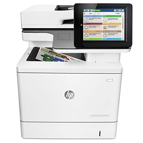 Image of HP Color LaserJet Enterprise MFP M577dn Duplex Printer with One-Year, Next-Business Day, Onsite Warranty (B5L46A)