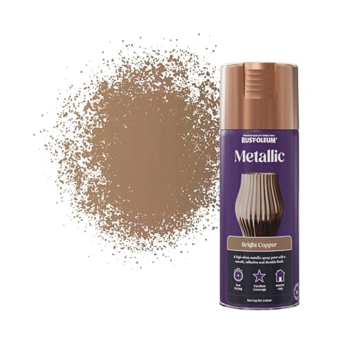 Image of Rust-Oleum 400ml Metallic Spray Paint Aerosol - Brilliant Bright Copper