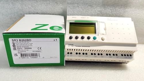 Image of SR3B262BD ,Zelio Logic ,Compact Intelligent Relay ,Logic Controller DC24V,16(6 AI) inputs, 4 Transistor outputs ,with Real Clock and Display Panel , with Packaging, Never Used, Fast delivery
