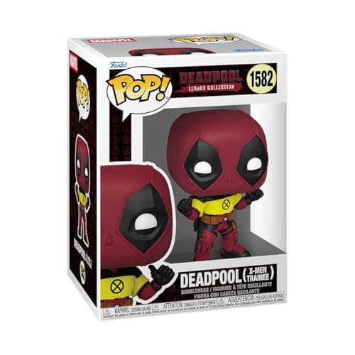 Image of Funko POP! Marvel: Deadpool 2 - Deadpool with X-Men Shirt - Collectable Vinyl Figure - Gift Idea - Official Merchandise - Toys For Kids & Adults - Model Figure for Collectors and Display