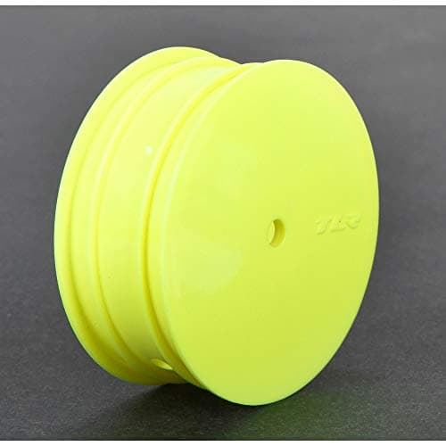 Image of TEAM LOSI RACING 1/10 Buggy Front 2.2 Wheels, 12 mm Hex, Yellow (2): 22 3.0