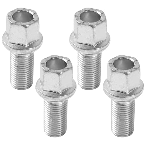 Image of WHT002437 4x Wheel Bolts Wheel Bolts M14 x 1.5 mm for VAG VW Audi Seat SKoda