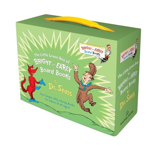 Image of The Little Green Box of Bright and Early Board Books: Fox in Socks; Mr. Brown Can Moo! Can You?; There's a Wocket in My Pocket!; Dr. Seuss's ABC