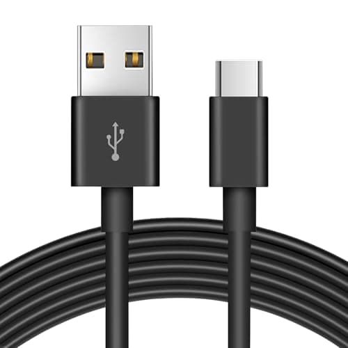 Image of ANLINK 3M Long USB C Cable, Durable USB A to USB C Charging and Data Sync Cord, Power Extension Cable for Any Type C Enabled Security Cameras Phones Tablets Switch Pro Controller and More(Black)