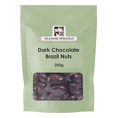 Image of Dark Chocolate Brazil Nuts 250g by Manor Springs