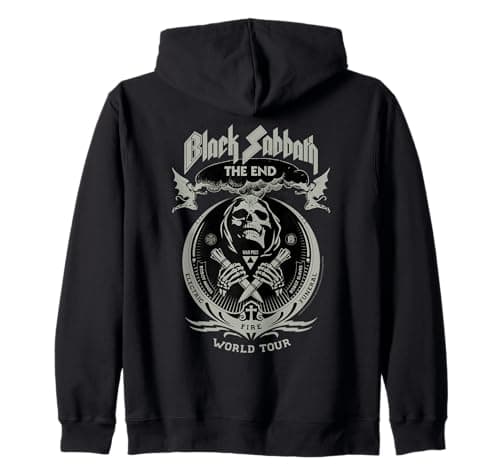 Image of Official Black Sabbath The End World Tour Zip Hoodie
