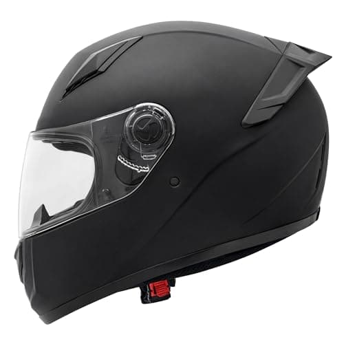 Image of Zorax ZOR-817 Matt Black M (57-58cm) Full Face Motorcycle Helmet Road Legal ECE 2206
