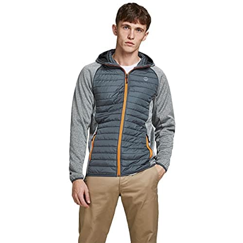 Image of JACK & JONES Male Hybrid Jacket, Grey Melange 2, XS