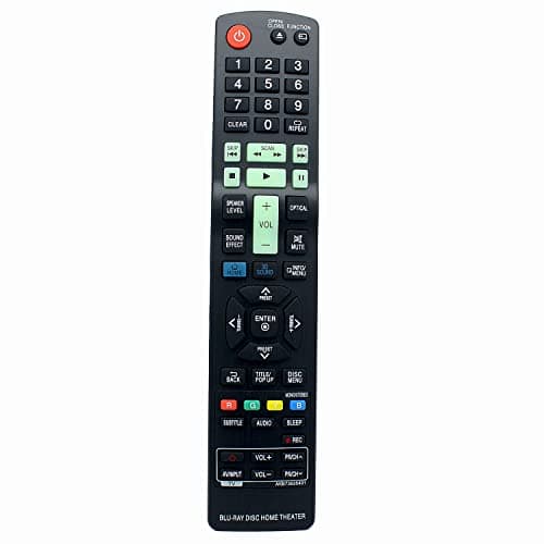 Image of AKB73635401 Remote Control Replacement for LG Blu-ray Home Theater System BH9540TW BH7540TW BH7240B BH7440P BH7540T S94T1-S S94T1-C S94T1-W T2W4-4 BH7220B BH7420P BH7520T