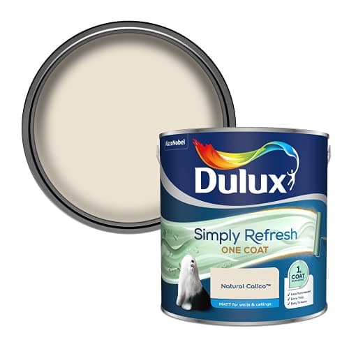 Image of Dulux Simply Refresh Matt Emulsion Paint - Natural Calico - 2.5L, 5382878