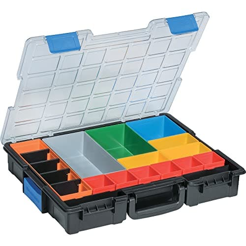 Image of Allit EuroPlus Pro >K<44/18 Professional Small Parts Case with Connecting Clips, 18 Compartments