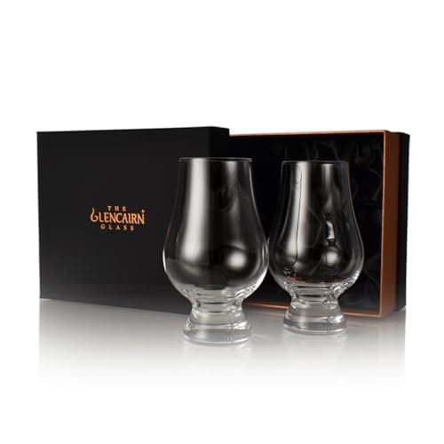 Image of Glencairn Whisky Glasses Set of 2 in Gift Presentation Box – The Official Crystal Glass for Scotch, Bourbon & Single Malt – Whisky Gift for Men, Dad, Grandad – 200ml Lead-Free