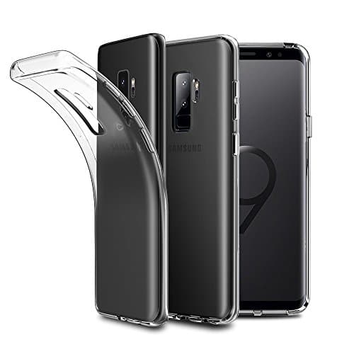 Image of KP TECNOLOGY Case for Galaxy S9 Plus - Clear Case Ultra Thin Transparent Silicone Gel Cover for Samsung Galaxy S9+ (CLEAR)