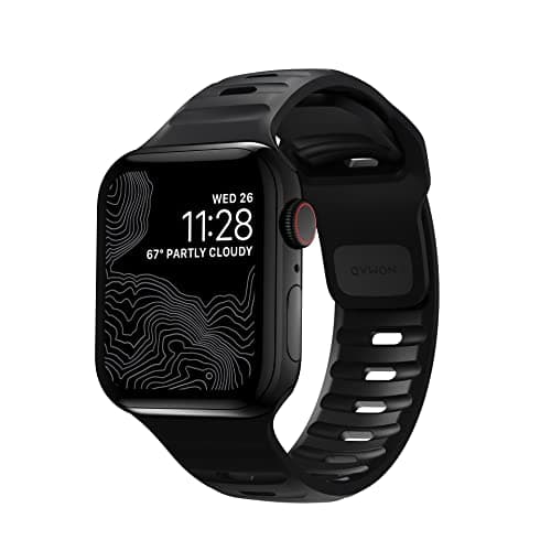 Image of NOMAD Sport Strap Band Black Aluminium, Rubber