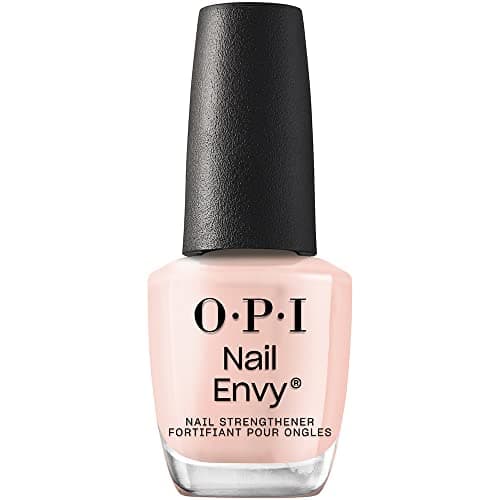 Image of OPI Nail Envy Bubble Bath Nail Polish | Nail Strengthener Treatment for Strong Natural Nails | Vegan Nail Repair and Strength for Damaged Nails I Pink Nail Polish, 15ml