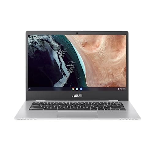 Image of ASUS Chromebook 14 CX1400CNA-BV0085 Touchscreen Laptop 14 Inch HD (Celeron N3350, 4 GB LPDDR4 RAM, 64 GB eMMC, ChromeOS) French AZERTY Keyboard