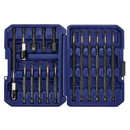 Image of IRWIN Impact Screwdriving Bit Set, Assorted, 16 Piece (IWAF1316)