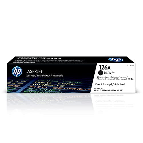 Image of HP CE310AD 126A Original LaserJet Toner Cartridges, Black, Multipack