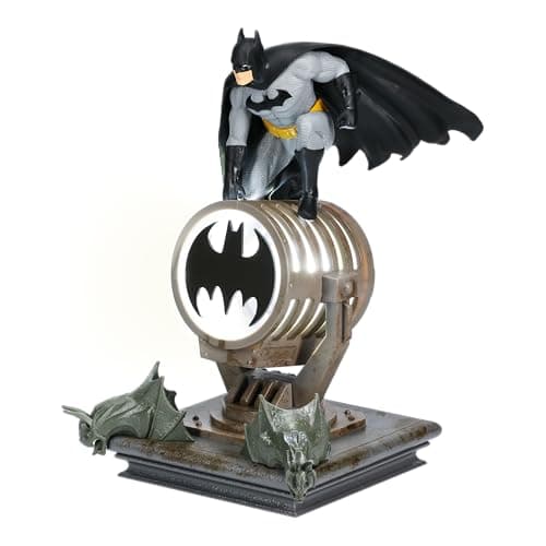 Image of Paladone Batman Figurine Light - Officially Licensed DC Super Heroes Decor and Gift, Collectible Display Lamp Must Have for DC Comic Fans, USB Powered 27” LED Light