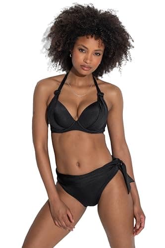 Image of Pour Moi St Kitts Tie Side Brief Black