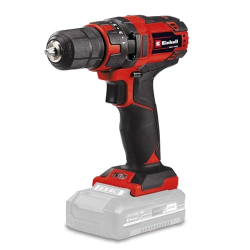 Image of Einhell Cordless Drill 18V Power X-Change, Lithium-Ion 2-in-1 Combi Drill and Screwdriver with LED Light, Without Battery TC-CD 18/35 Li-Solo