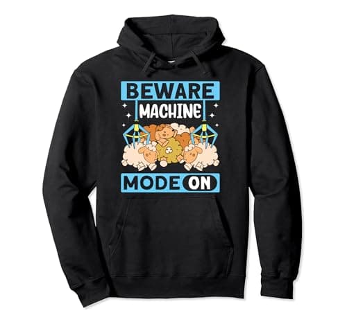 Image of "Beware Machine Mode ON" Claw Machine Pullover Hoodie