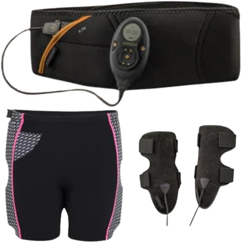 Image of Slendertone Women's Abs7 Full Female Toning Pack, Black, 69-119cm, 27-47cm, 34-40, NA, Abs7 Full Female Toning Pack