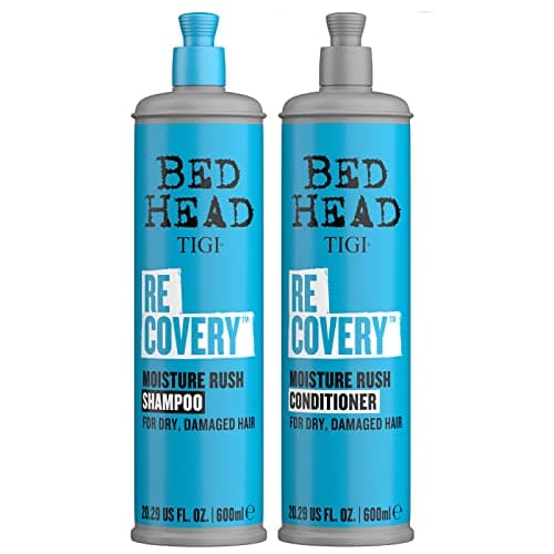 Image of Bed Head by TIGI - Recovery Moisturising Shampoo and Conditioner Set -Ideal for Dry Damaged Hair - 2x600ml