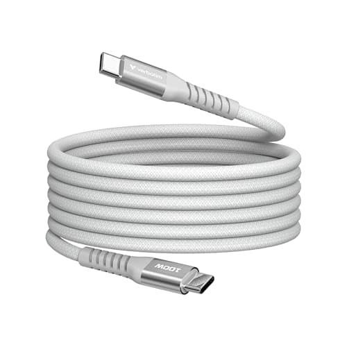 Image of Verbatim Sync & Charge 100W 120cm USB C to USBC Cable for iPhone 16 15 Pro Samsung Galaxy S23 S22 Pixels 7 iPad Pro MacBook Air Tablets Fast Charging Cable USBC Braided