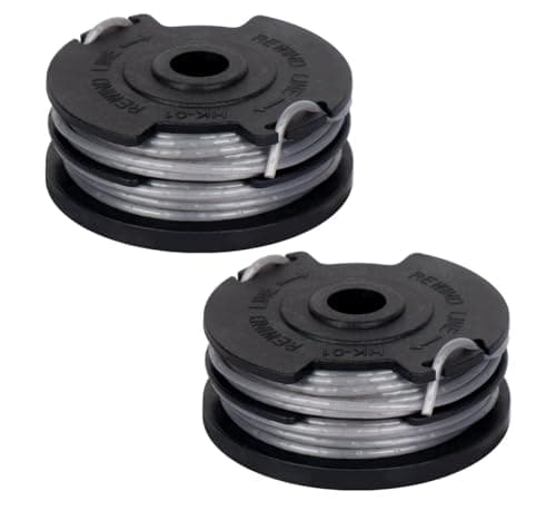 Image of 2 Pack Strimmer Spool Line, Strimmer Trimmer Spool Line Replacement For Bosch ART 24 27 30 30-36 LI, Standard Double Autofeed Nylon Spools F016800351 Grass Trimmer for Bosch