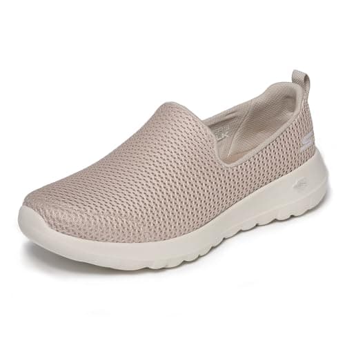 Image of Skechers Women's Go Walk Joy-Evaluate Trainers, Taupe Textile/Trim, 5 UK