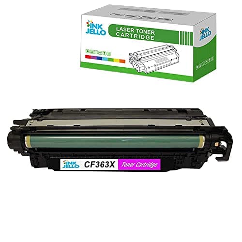 Image of InkJello Compatible Toner Cartridge Replacement for HP Colour LaserJet Enterprise M552dn M553 M553dn M553n M553x Flow MFP M577c MFP M577dn MFP M577f MFP M577z CF363X (Magenta)