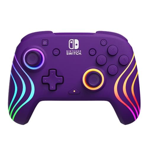 Image of PDP Afterglow Wave Wireless Controller Purple Nintendo Switch