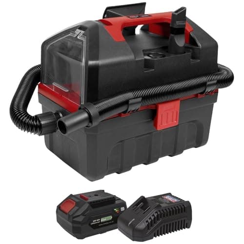 Image of Sealey 20V 4Ah SV20 Series Cordless Wet & Dry Vacuum Kit - CP20VWDVKIT1