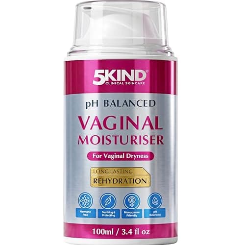 Image of 5Kind Vaginal Moisturiser for Vaginal Dryness 100ml - PH Balance for Women - Menopause Friendly, Hormone Free Vagina Dry Cream - Long Lasting Rehydration Vulva Balm Cream