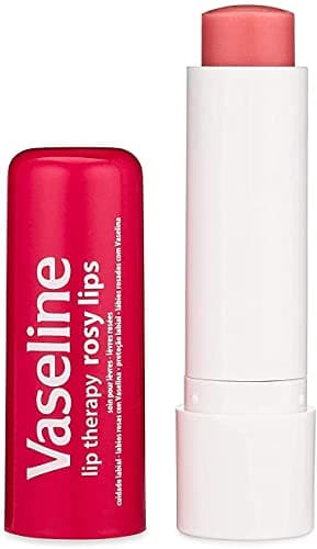 Image of Vaseline Lip Therapy Stick Rose Lips with Petroleum Jelly for Soft Smooth Lips | Intensive Lip Repair Treatment for Cracked, Dry, and Chapped Lips 4.8g
