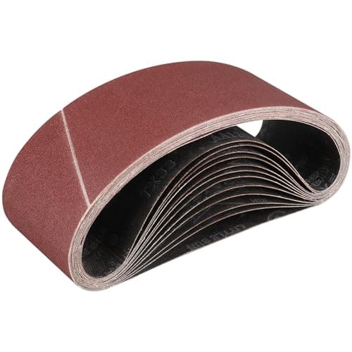 Image of STEBRUAM Sanding Belt 100 x 610 mm,12PCS 120 Grit