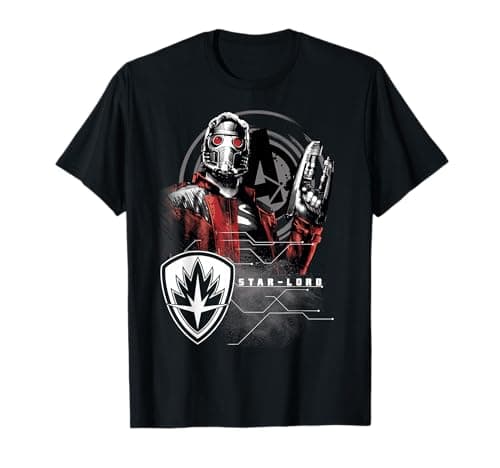 Image of Marvel Infinity War Star-Lord Grunge Pose Graphic T-Shirt T-Shirt