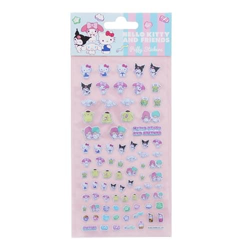 Image of Hello Kitty Stickers | Cute Sanrio Sticker Sheet | 61 Puffy Kawaii Stickers for Kids | Hello Kitty & Friends Stationery, Gifts and Accessories