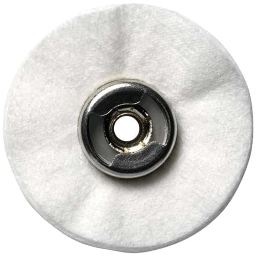 Image of Dremel 423S EZ SpeedClic Polishing Cloth Wheel for Steel, Aluminium, Brass, Silver, Gold (25 mm)