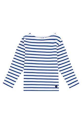 Image of Armor Lux Unisex Baby K1866 T-Shirt, Bleu (Dw5 Blanc/Étoile), 18-24 Months