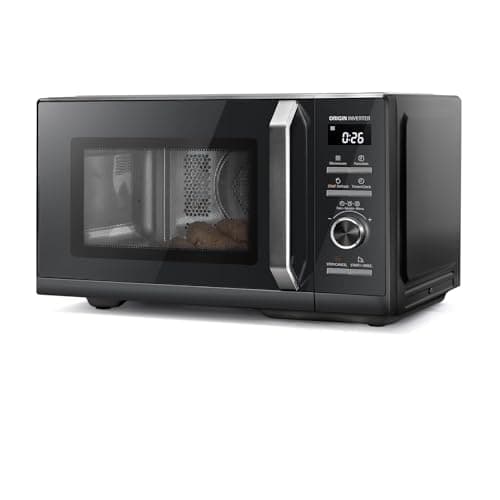 Image of TOSHIBA 26Liter 6-in-1 Air Fry Microwave Combo With Origin Inverter, Chef Defrost, Convection, Combi, Grill, 10 Power Levels, 10 Auto Menus, 900W Microwave,1000W Grill, Black, MW3-AC26SFI(BK)