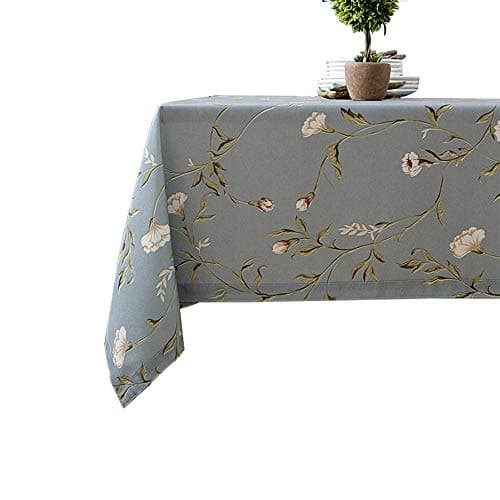 Image of Print Fabric Tablecloth, Water-Proof Rectangle Table Cover, Oil-Proof Spill-Proof Polyester Wipeable Tablecloth, for Kitchen, Dining, Indoor, Outdoor, Tabletop Decoration,C,5151inch/9269(A,35*35inch)