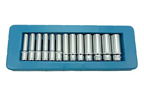 Image of US PRO 13pc 1/4" dr Deep Sockets 4-14mm Single Hex 6 Point 1388