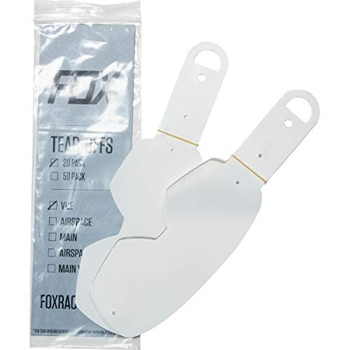 Image of Fox Racing Unisex-Adult VUE Standard Tear Offs - 20PK,Clear,One Size